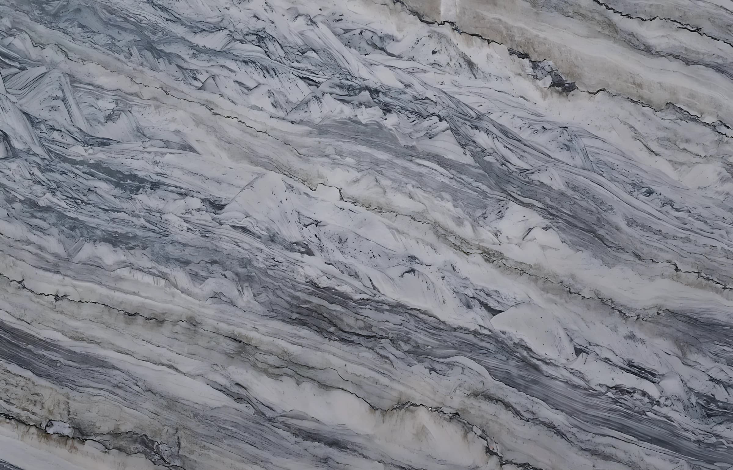 Blue Savannah Quartzite slab